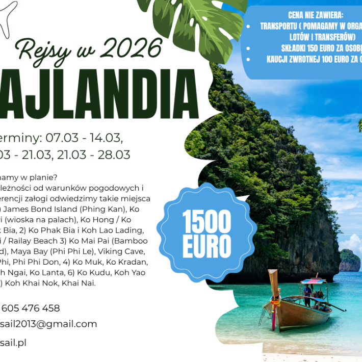 tajlandia rejs